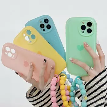 Браслет «Цветок любви» Ins Cute Heart Imd Мягкий чехол для телефона с рисунком для Iphone 12 Pro Max 13 Promax 11 Силиконовая защитная задняя крышка For iphone 11