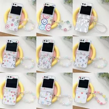 Браслет-цветок тюльпана Smiley для складного чехла для телефона Samsung Z Flip3/4/5/6 Samsung Z Flip 6