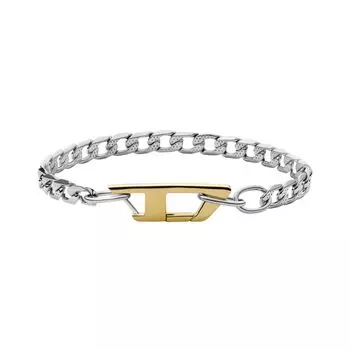 Браслет Diesel Stainless Steel One Stainless No для мужчин, размер, сталь, ювелирные изделия.