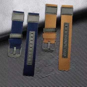 Браслет для часов, утолщенный, прочный, быстросъемный, универсальный нейлоновый ремешок для наручных часов 20 мм/22 мм для Samsung S3/S2 22 mm красный