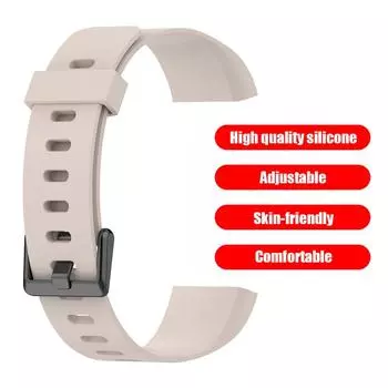 Браслет для часов Водонепроницаемый силиконовый ремешок для замены ремешка для часов Доступ чёрный