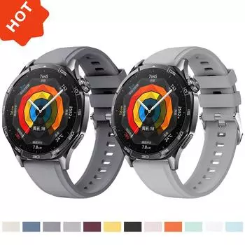 Браслет для Huawei Watch GT5 Pro 46 мм GT Runner Ultimate GT3 SE Силиконовый ремешок для GT5/4/3 46 мм Watch Buds 22 мм ремешок для часов GT5 46mm