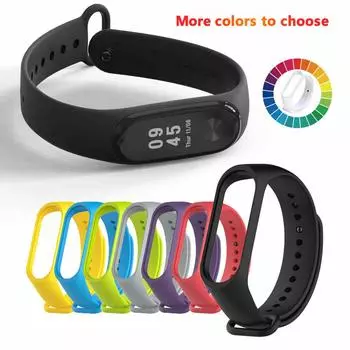 Браслет для Mi Band 6, спортивный силиконовый ремешок Miband4 miband 5, сменный браслет Correa для Xiaomi Mi Band 4, 6, 3, 5, ремешок For Mi Band 3