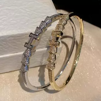 Браслет для ногтей женский легкий роскошный позолоченный браслет с усовершенствованным дизайном наконечника 17CM