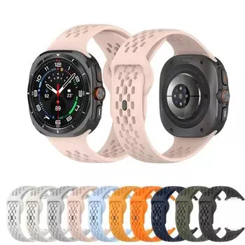 Браслет для Samsung Galaxy Ultra 47 мм, ремешок для часов с обратной пряжкой для активного отдыха на открытом воздухе из силикона для Galaxy Ultra 47 мм, белый galaxy watch ultra чёрный