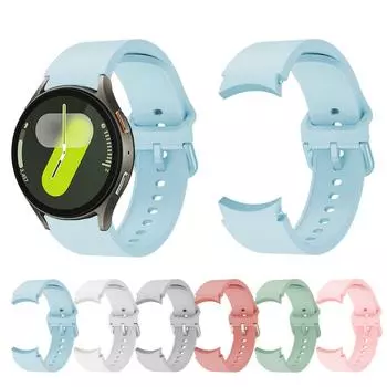 Браслет для Samsung Galaxy Watch 7 40 мм, летний официальный цветной ремешок для Galaxy Watch 4 5 6 FE 40 мм, официальный розовый ремешок для часов galaxy watch FE