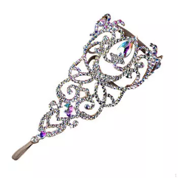 Браслет для танца живота для женщин, кольца для ног, блестящие стразы, ювелирные аксессуары, сценические аксессуары