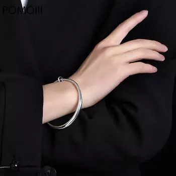 Браслет для женщин Браслет Дизайн меньшинства,Молодой стиль,Высокое чувство,Украшение руки,Женственный темперамент,Простой античный серебряного