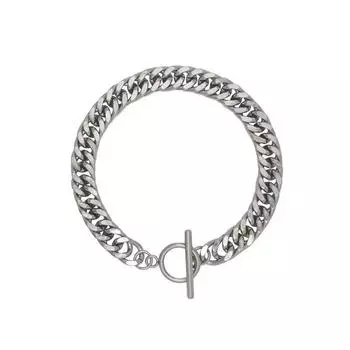Браслет для женщин кубинская цепочка толстая мужская и женская косички титановая сталь пара декорированная вручную OT голая цепочка Bundy