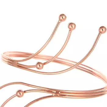 Браслет для женщин, модный многослойный браслет для женщин и мужчин, металлический открытый браслет, повязка на руку античный серебряного