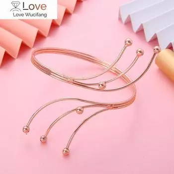 Браслет для женщин, модный многослойный браслет для женщин и мужчин, металлический открытый браслет, повязка на руку античный серебряного