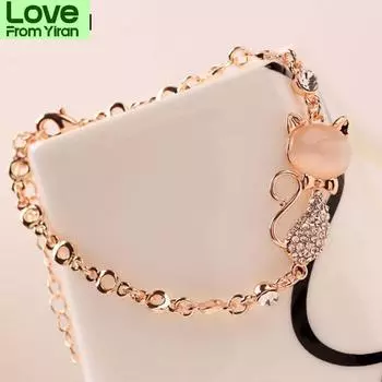 Браслет для женщин, ювелирные изделия, стильный, изысканный, кошачий глаз, браслет с камнем, браслет с бриллиантами, браслет