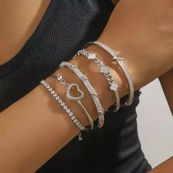 Браслет Haoshi для женщин, мода, ниша, минимализм, изысканный, элитный, аксессуары, аксессуары, мода 17CM