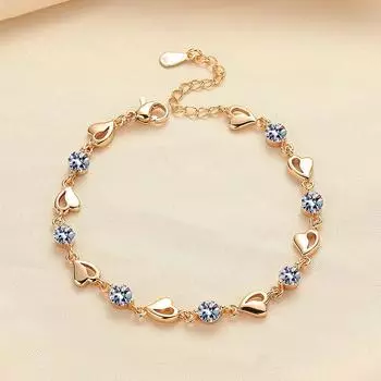 Браслет Hollow Ocean Heart Love с вермикулитом