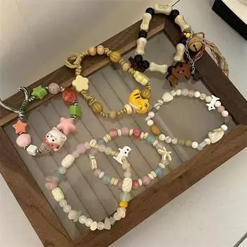 Браслет из бисера Креативный магнитный парный браслет в форме сердца для женщин и мужчин Рождественские украшения Браслет ручной работы Браслет в китайском стиле 1