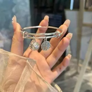 Браслет из бисера с бантом, колокольчиком-бабочкой и сердечком, регулируемый браслет на запястье, ювелирный подарок для понедельника, жены, дочки, девушки, женщины D