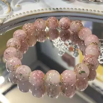 Браслет из бисера с цветком сакуры для женщин и девочек, изысканный элегантный браслет из бисера, украшения для вечеринок, аксессуары, подарки