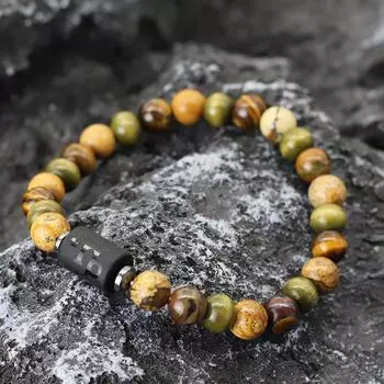 Браслет из бисера с двенадцатью знаками зодиака, натуральный гематит, тигровый глаз, мужской и женский браслет с бусинами Будды, йога, исцеление, пара, браслет