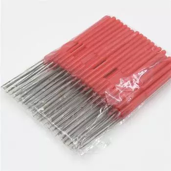 Браслет из бисера Wenwan Bead Twist, аксессуары для браслетов, трехходовой инструмент для плетения бусины, вязаный крючком Будда Plastic handle crochet красный