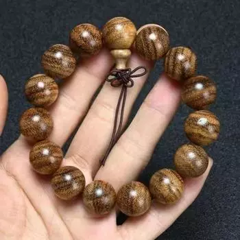 Браслет из бусин 20/108 мм для пары из орлиного дерева Vietnam Aquilarum Fine Hole 1.5*15 Gourd