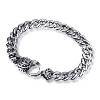 Браслет из чистого серебра 925 пробы, модные ювелирные изделия, тайский серебряный браслет-цепочка S925 18cm