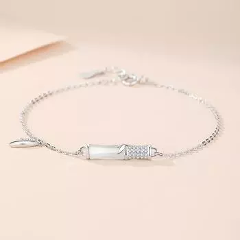 Браслет из чистого серебра S999 с опалом, особый интересный дизайн, легкий роскошный изысканный браслет 999