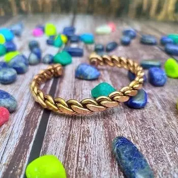 Браслет из чистой меди Када для мужчин и женщин Цепочка Када