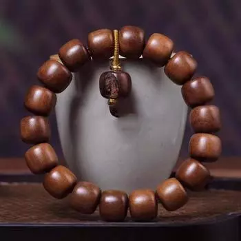 Браслет из дерева мармелада ударила молния, деревянные бусины Будды для мужчин и женщин, деревянные ручные украшения из дерева ударил гром.
