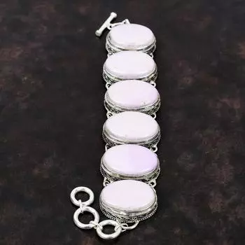 Браслет из драгоценного камня фосфосидерита, браслет из стерлингового серебра 925 пробы, дизайнерские ювелирные изделия, регулируемый браслет-цепочка, винтажный браслет ручной работы для подарка Adjustable
