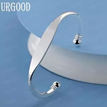 Браслет из двух бусин стерлингового серебра 925 пробы, модные свадебные украшения 62MM