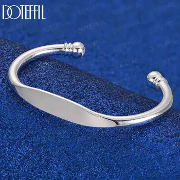 Браслет из двух бусин стерлингового серебра 925 пробы, модные свадебные украшения 62MM