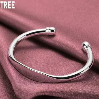 Браслет из двух бусин стерлингового серебра 925 пробы, модные свадебные украшения 62MM