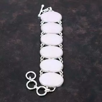 Браслет из фосфосидерита, браслет из стерлингового серебра 925 пробы, ювелирные изделия из драгоценных камней, регулируемый браслет-цепочка, новый браслет ручной работы, подарок на помолвку Adjustable