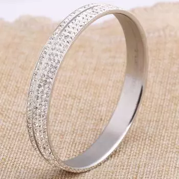 Браслет из гипса 12 мм, простой индивидуальный браслет из титановой стали в стиле ретро белый