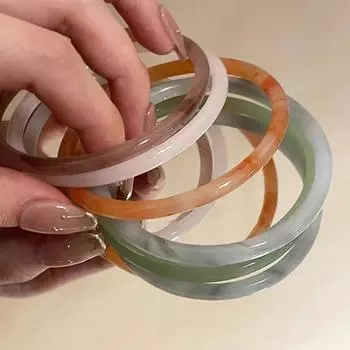 Браслет из искусственного агата, изысканный женский браслет, модные аксессуары, звенящий браслет, подарки 58mm