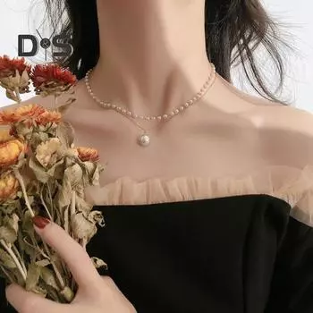 Браслет из искусственного жемчуга ручной работы для женщин, регулируемый браслет из сплава, ожерелье из искусственного жемчуга, ретро-ювелирные изделия для подарков на день рождения C