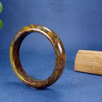 Браслет из камня Nuwa, резной красочный нефритовый модный браслет из нефрита, подарок для леди 56-58mm