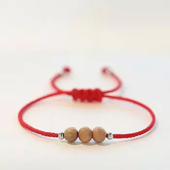 Браслет из красного дерева для женщин, на год рождения, красная веревка, ручная работа, защита тела, ювелирные изделия Doudou