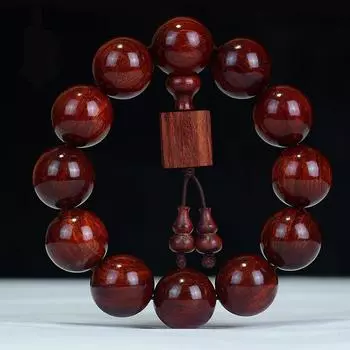 Браслет из кровавого сандалового дерева, бусина из палисандра Будды, ремесленный браслет, драгоценные ювелирные изделия, подарочные аксессуары