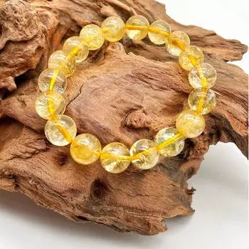 Браслет из круглых бусин из натурального цитрина для мужчин и женщин. Браслет из желтого цитринового кварца, доступны размеры 6 мм, 8 мм, 10 мм, 12 мм. 6mm