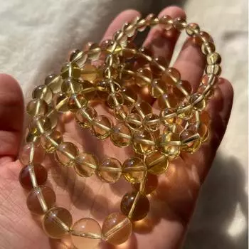 Браслет из лимонного кварца 6 мм 8 мм 10 мм, браслет из кристаллов ручной работы, браслет Yoga Mala Chakra, серьги из кристаллов, ожерелье, ювелир из драгоценных камней 6MM