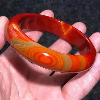 Браслет из натурального красного агата, модный браслет с изумрудом и подвесками, подарок на руку 56MM