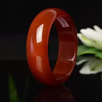 Браслет из натурального красного агата, расширенный и утолщенный, браслет из агата травянисто-зеленого цвета, очень широкий халцедон Red54-56mm