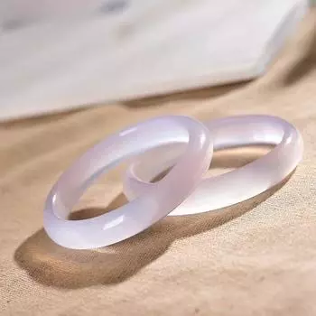 Браслет из натурального ледяного халцедона, модный браслет с агатовым амулетом, нефритовый браслет для женщин, подарок 56-58MM