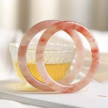 Браслет из натурального нефрита Jinsi, модный браслет с изумрудным шармом, нефритовый браслет для женщин, подарок 54-56mm