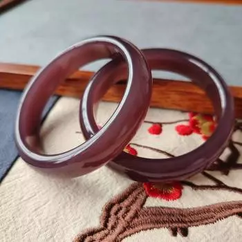 Браслет из натурального нефрита, модный браслет с подвесками из нефрита, женский подарок 54mm