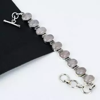 Браслет из натурального тигрового глаза ручной работы из стерлингового серебра 925 пробы, браслет из тигрового глаза для жены, браслет унисекс, подарок на День благодарения 8 коричневый