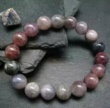 Браслет из натуральной шпинели ~ 7 дюймов ~ 11,5 мм круглые бусины 11.5MM