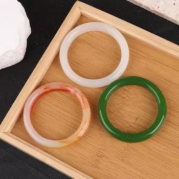 Браслет из нефрита, подвеска, ювелирные изделия, аксессуары, амулет на удачу, подарки для женщин зелёный