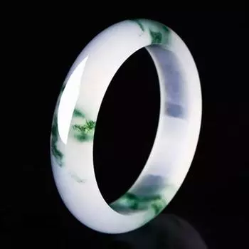 Браслет из нефрита с кварцитом, женский браслет из прозрачного жадеита с цветком нефрита, браслет из нефрита с зеленым цветком Ян оптом